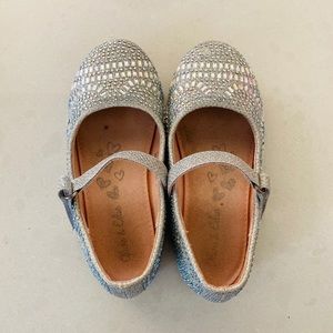 Toddler rhinestone dress shoes